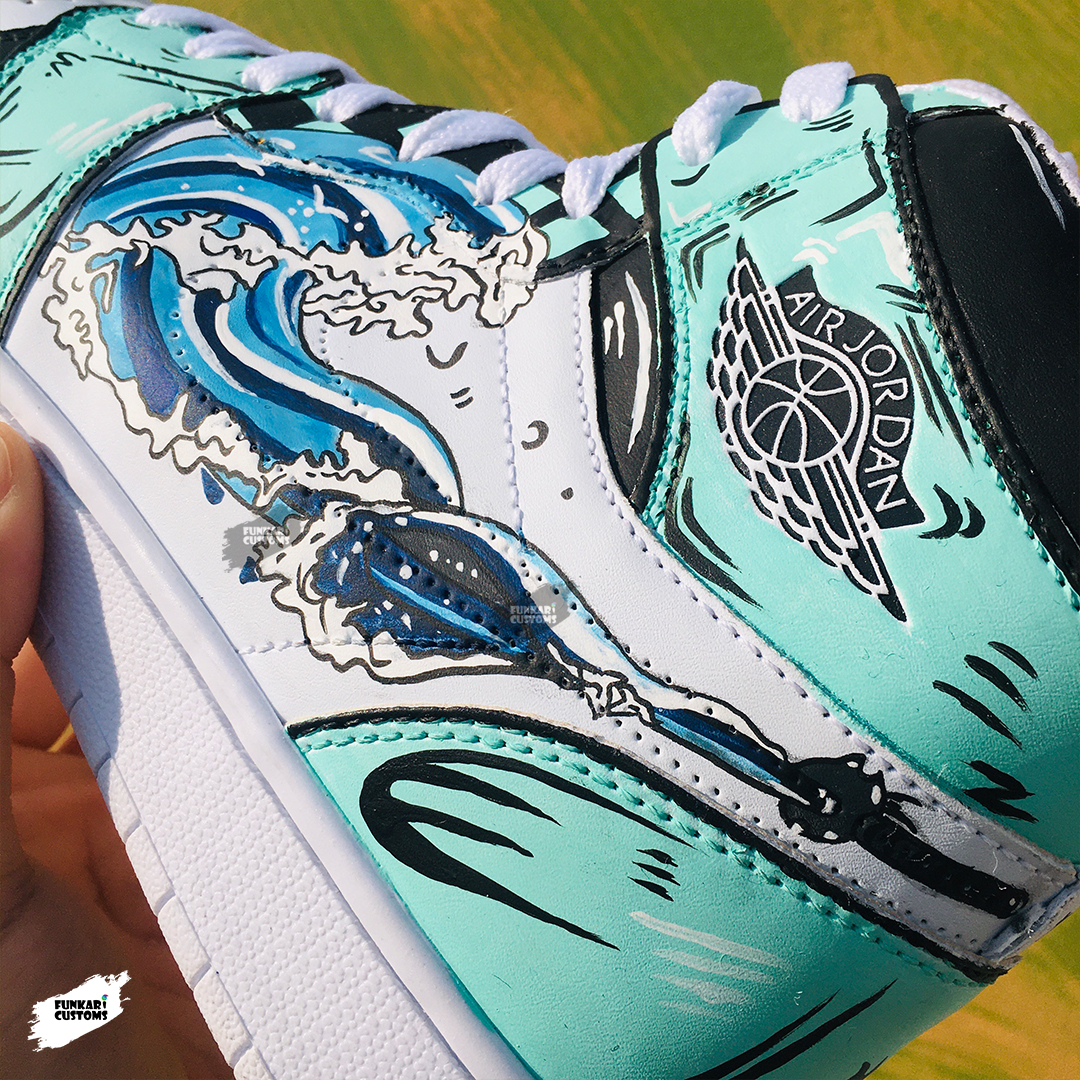 jordan wave custom sneakers